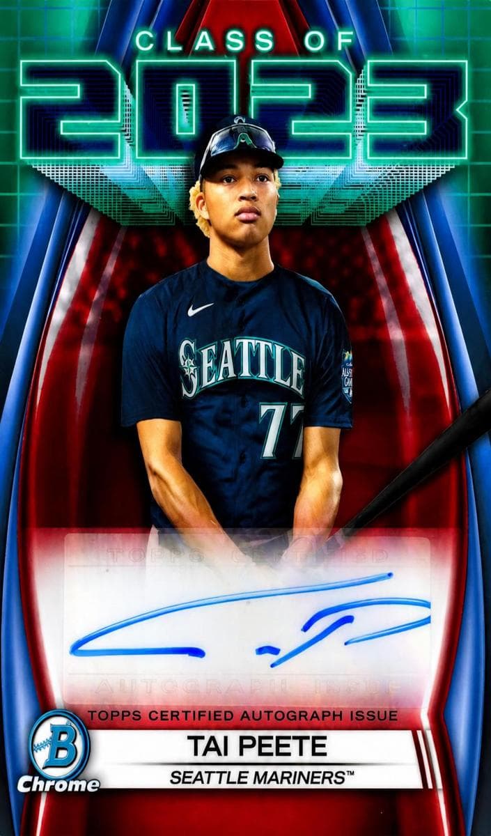 Tai Peete 2023 bowman Bowman Draft