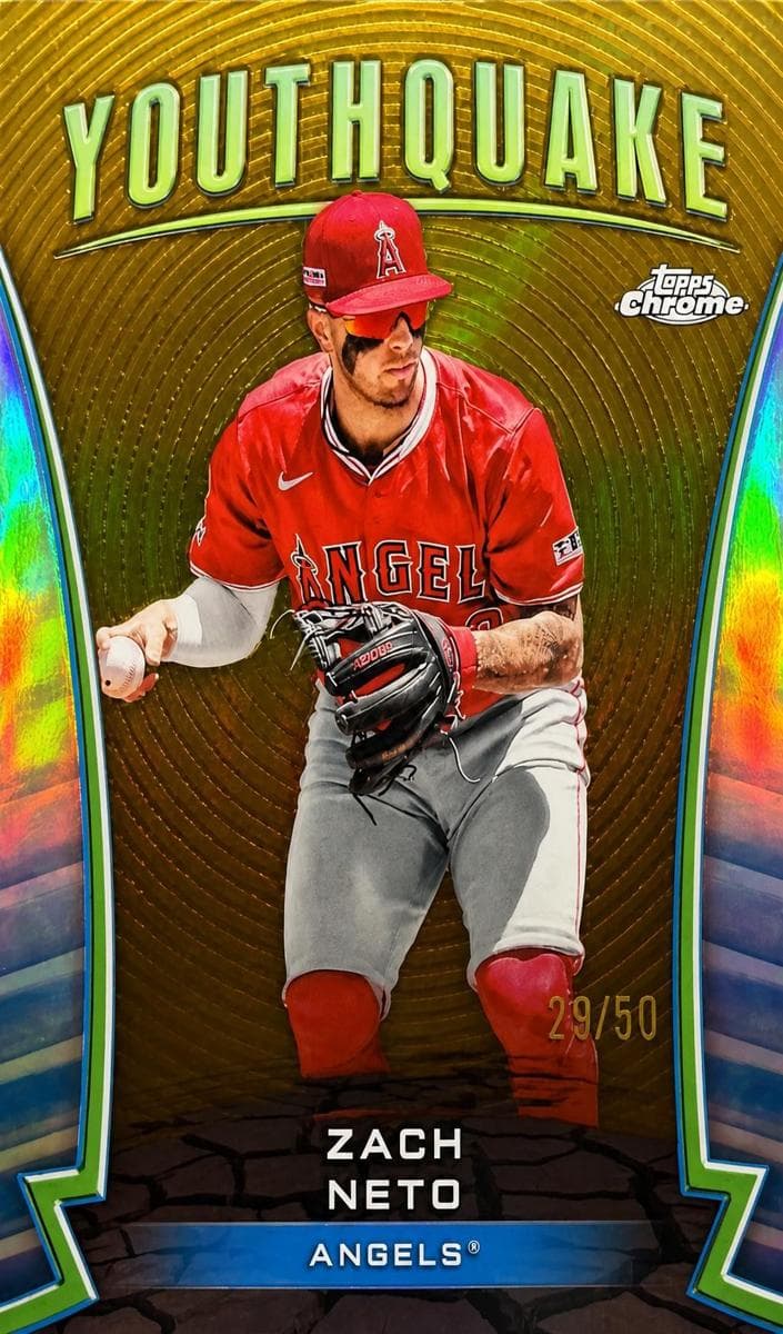 Zach Neto 2024 topps Topps Chrome Update