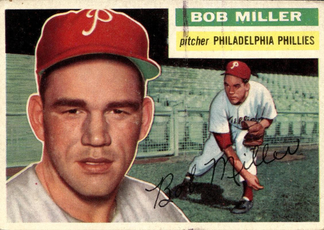 Bob Miller 1956 topps Topps