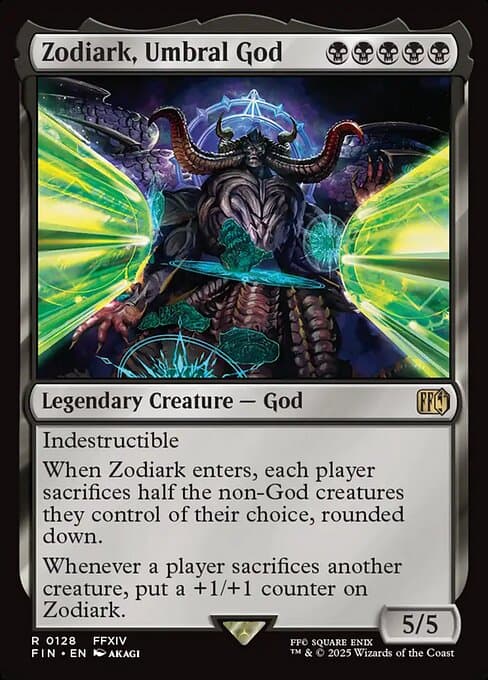 Zodiark, Umbral God 2025 Magic: The Gathering Final Fantasy Borderless