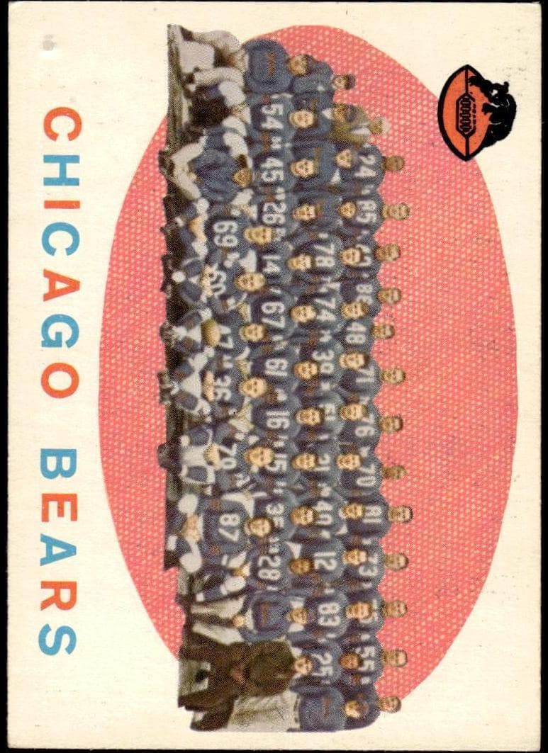 Chicago Bears 1959 topps Topps