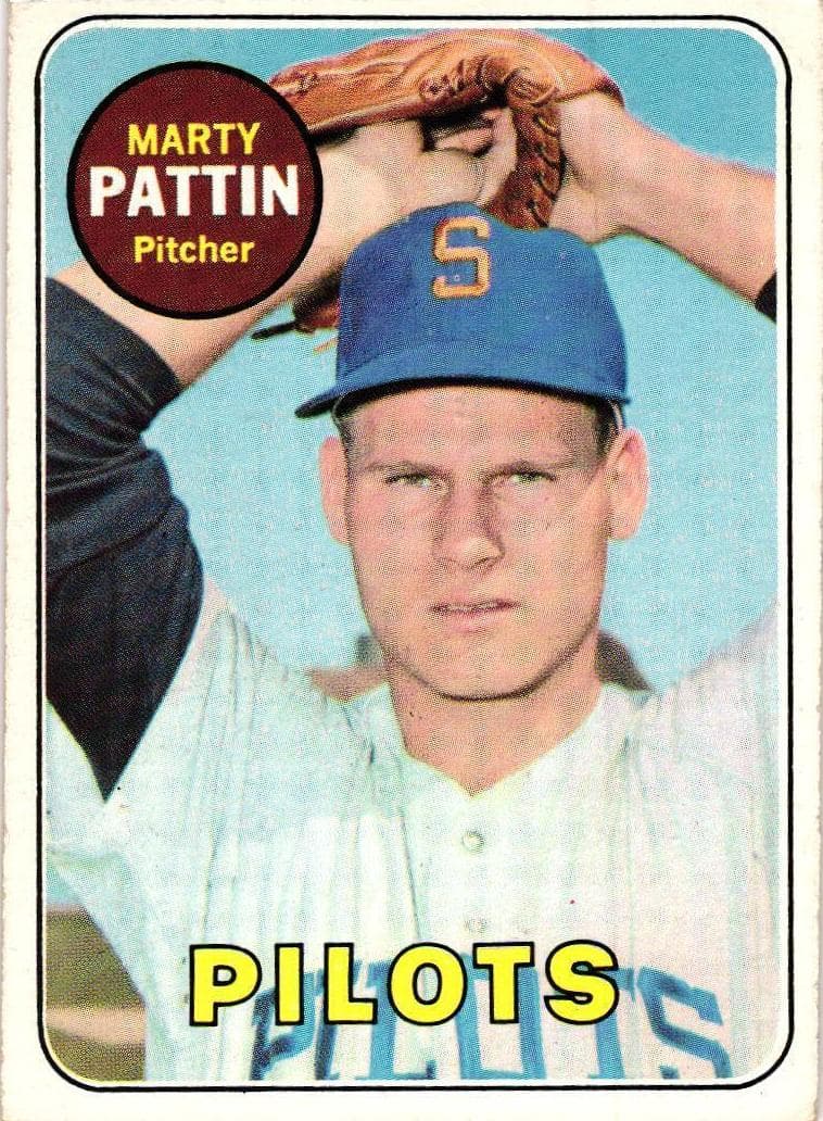 Marty Pattin 1969 topps Topps