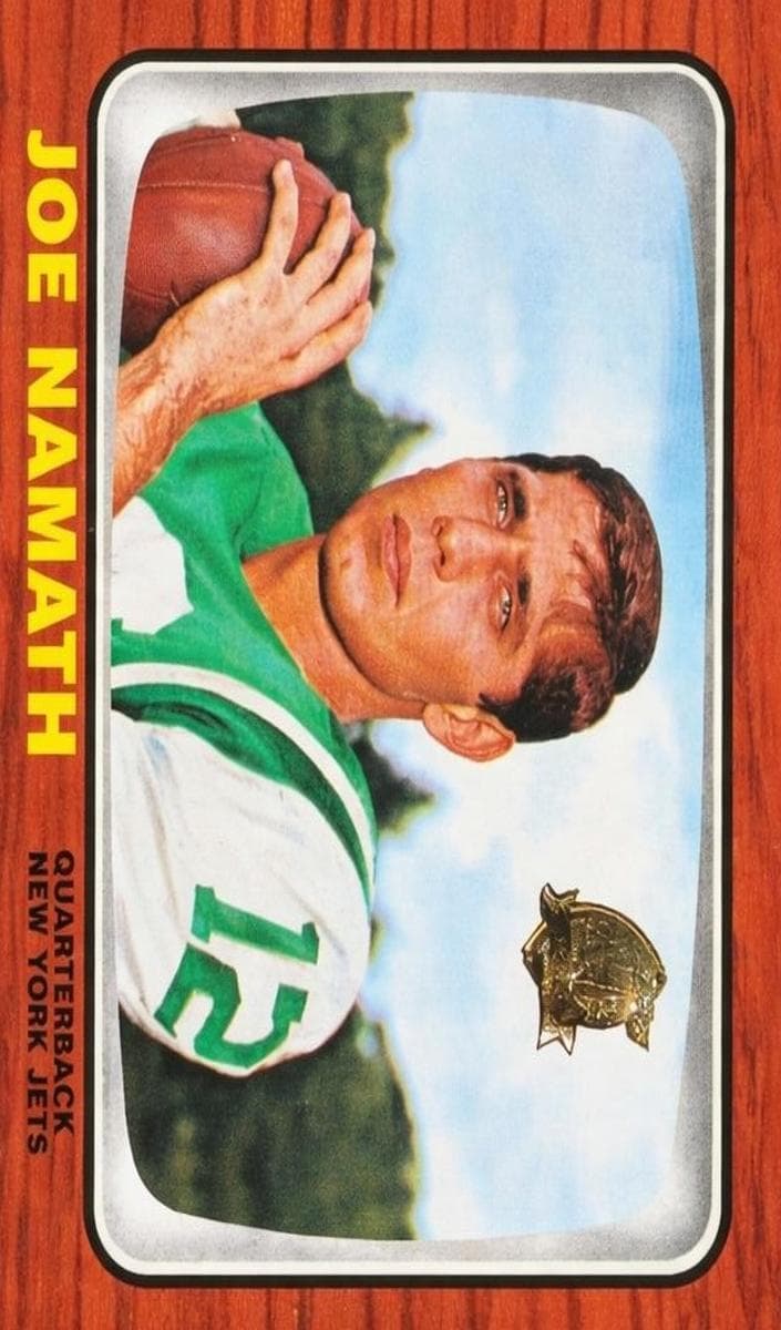 Joe Namath 1996 topps