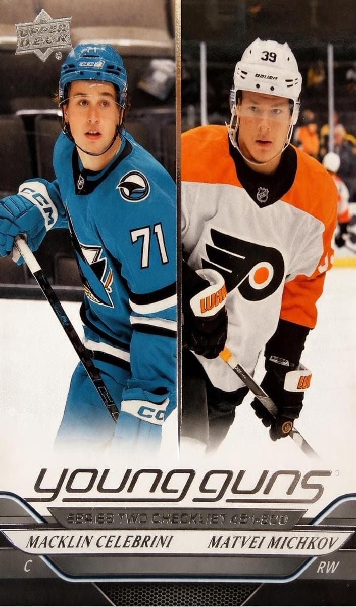 Young Guns Checklist (Macklin Celebrini / Matvei Michkov) #500