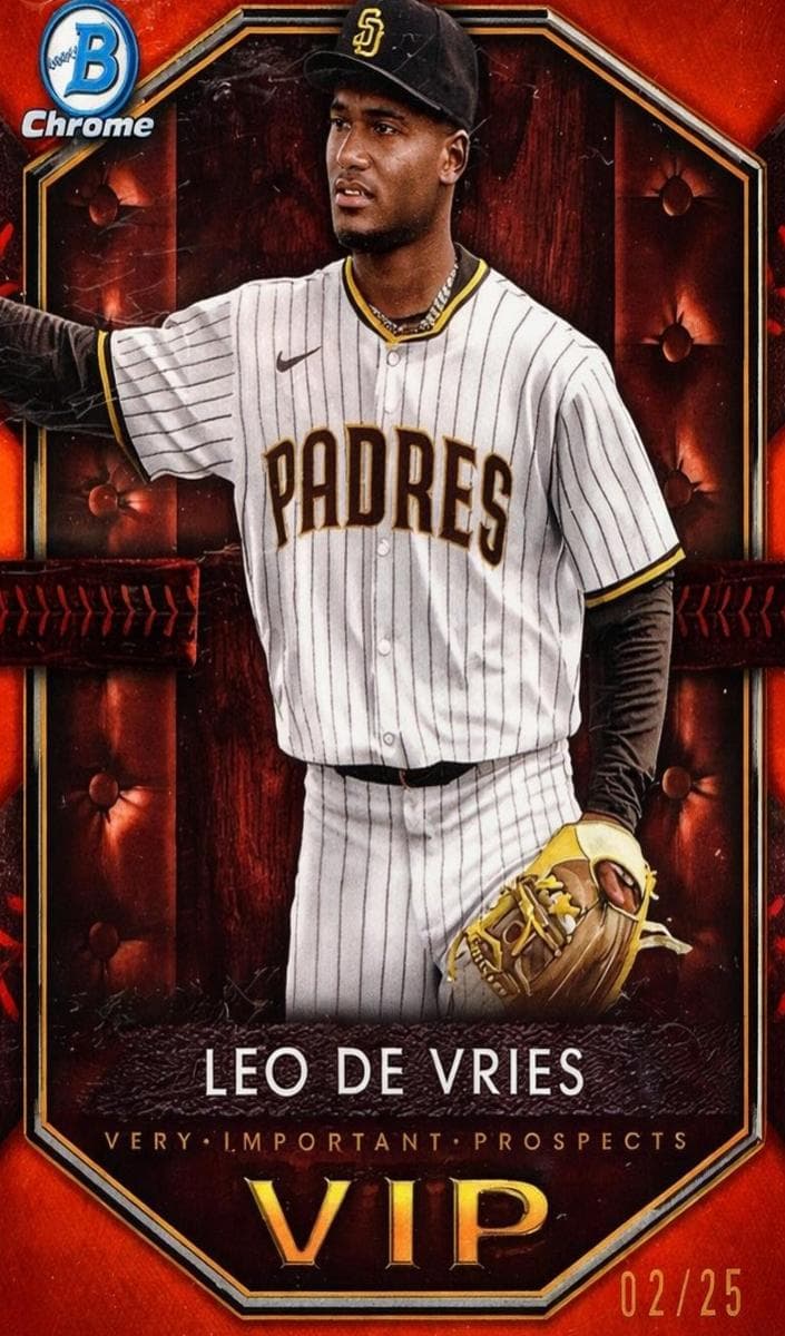 Leo De Vries 2025 bowman Bowman