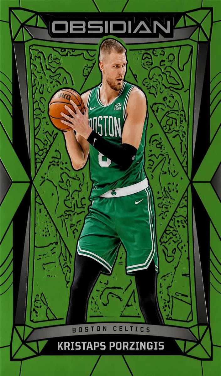 Kristaps Porzingis 2023 panini Panini Obsidian