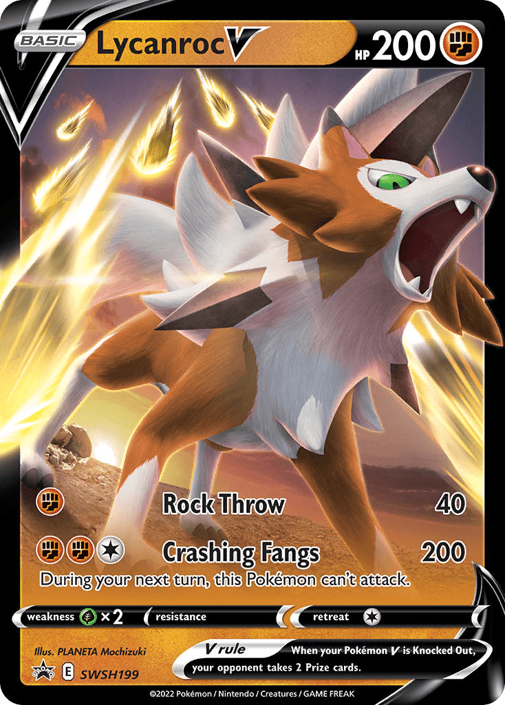 Lycanroc V 2024 Pokemon Chinese CS4bC