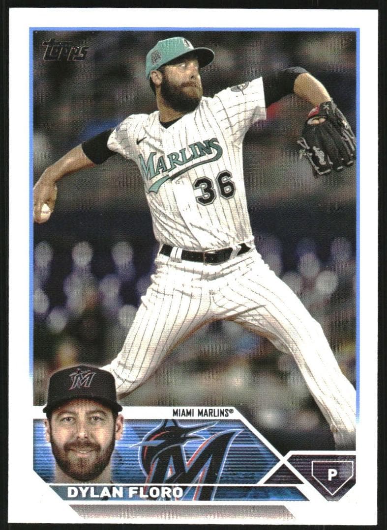 Dylan Floro trading card