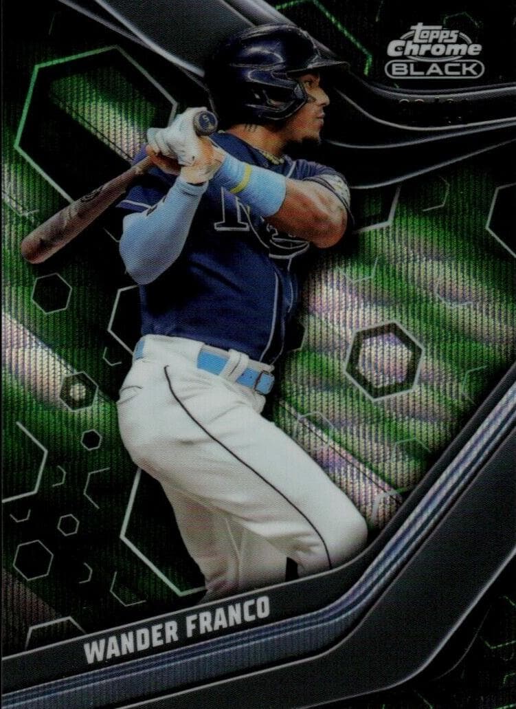 Wander Franco 2023 topps Topps Chrome Black