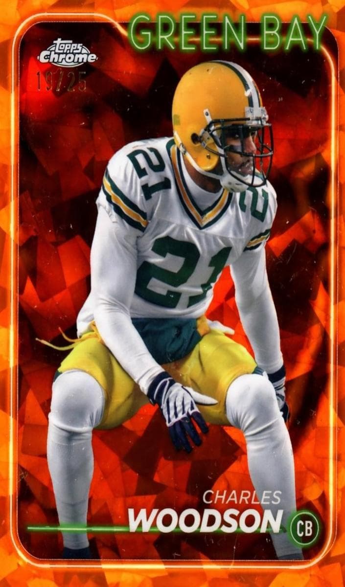 Charles Woodson 2024 topps Topps Chrome Sapphire Edition