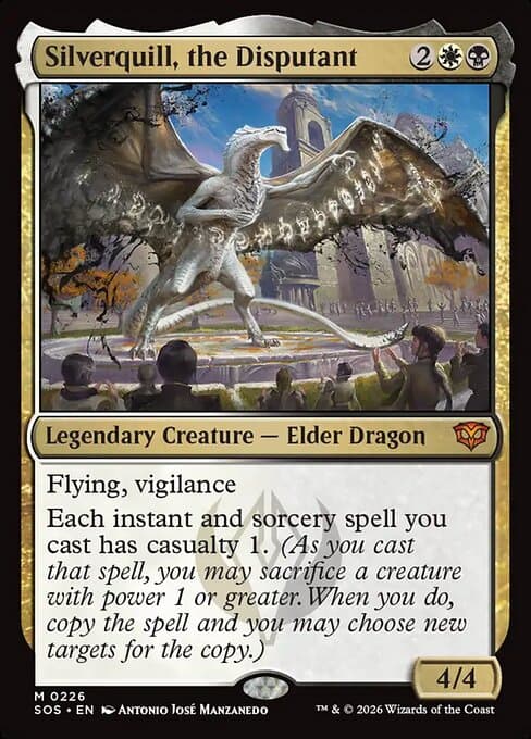 Silverquill, the Disputant 2026 Magic: The Gathering Secrets of Strixhaven Borderless