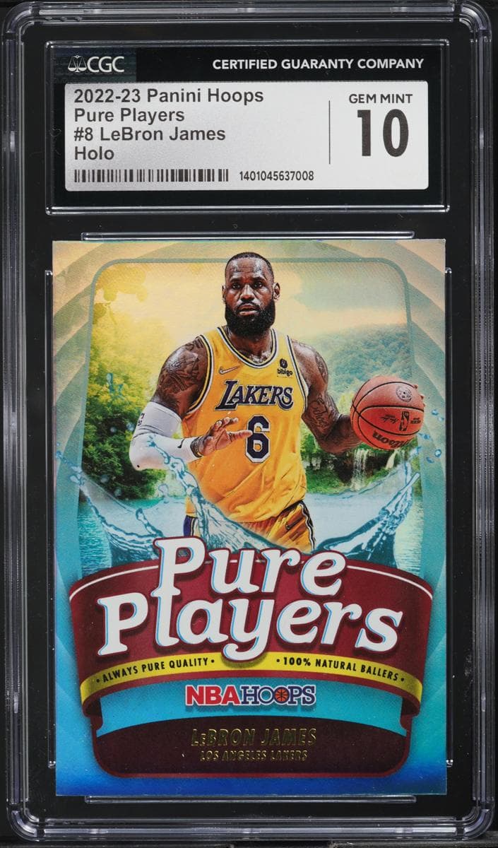LeBron James 2022 panini Hoops Winter