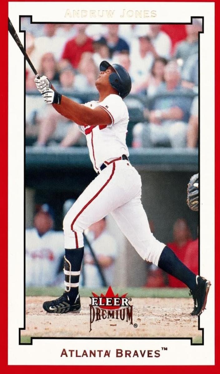 Andruw Jones 2002 fleer