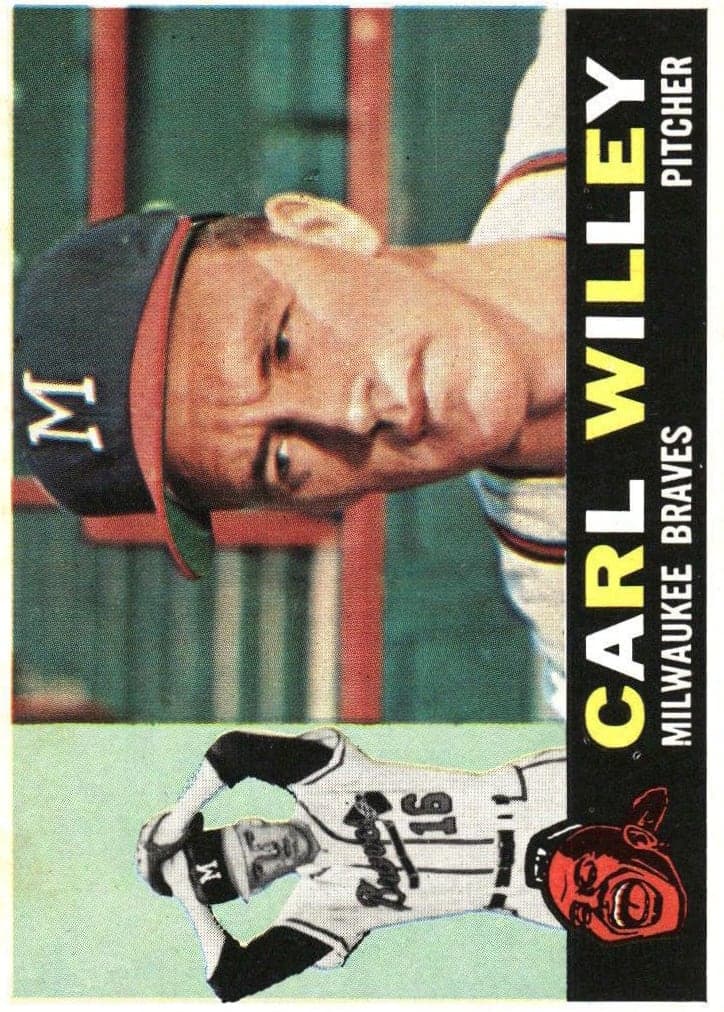 Carl Willey 1960 topps Topps