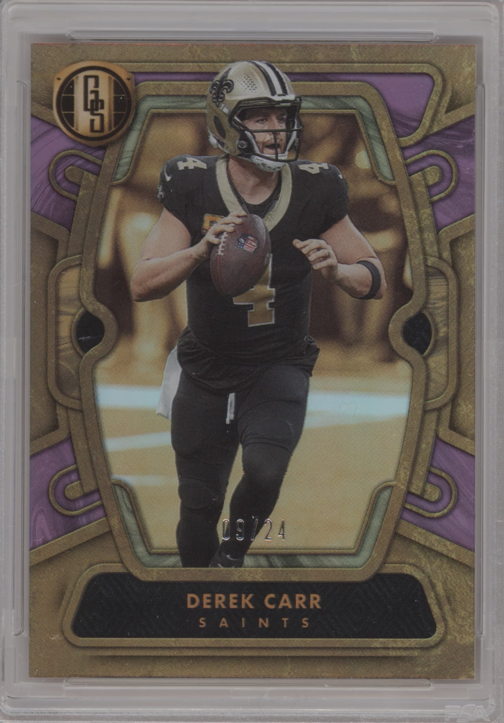 Derek Carr 2024 panini Panini Gold Standard