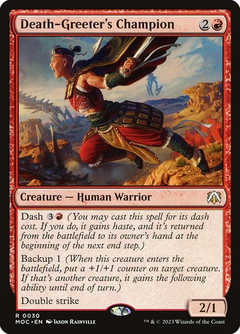 Death-Greeter's Champion 2023 Magic: The Gathering March of the Machine Commander