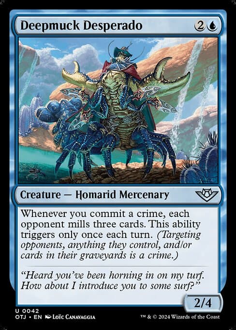 Deepmuck Desperado 2024 Magic: The Gathering Outlaws of Thunder Junction