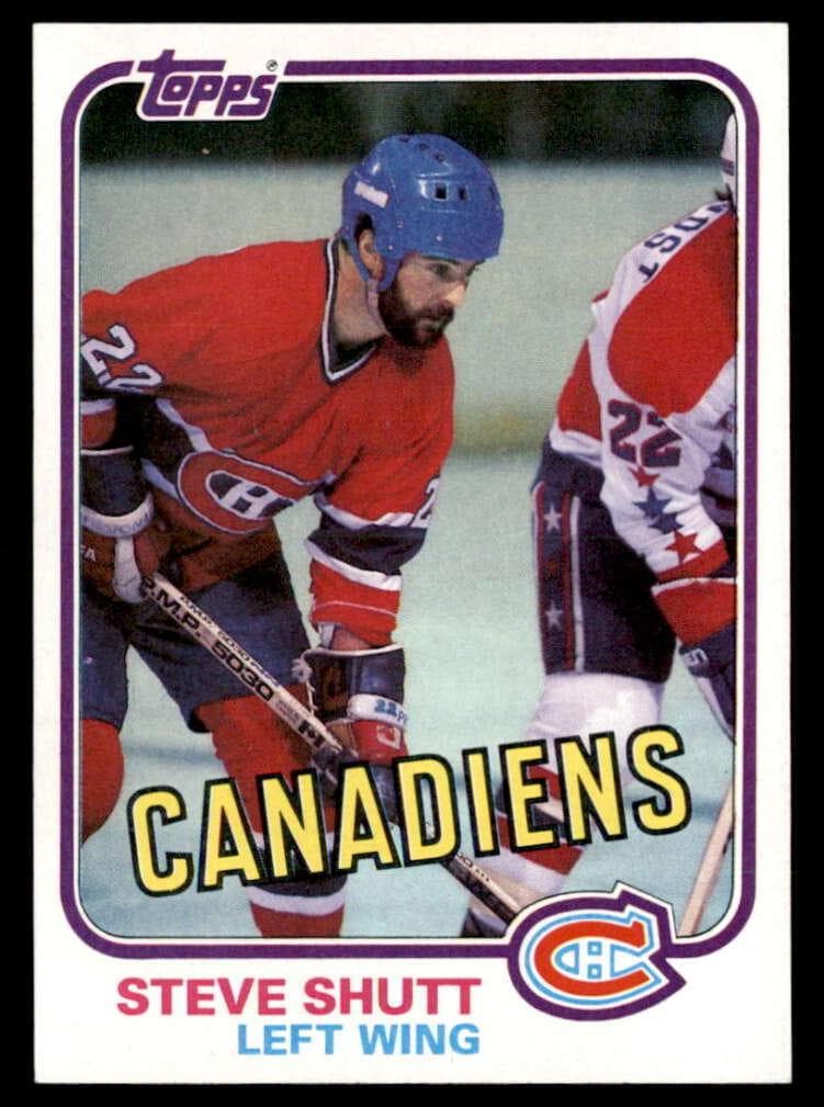 Steve Shutt 1981 topps Topps