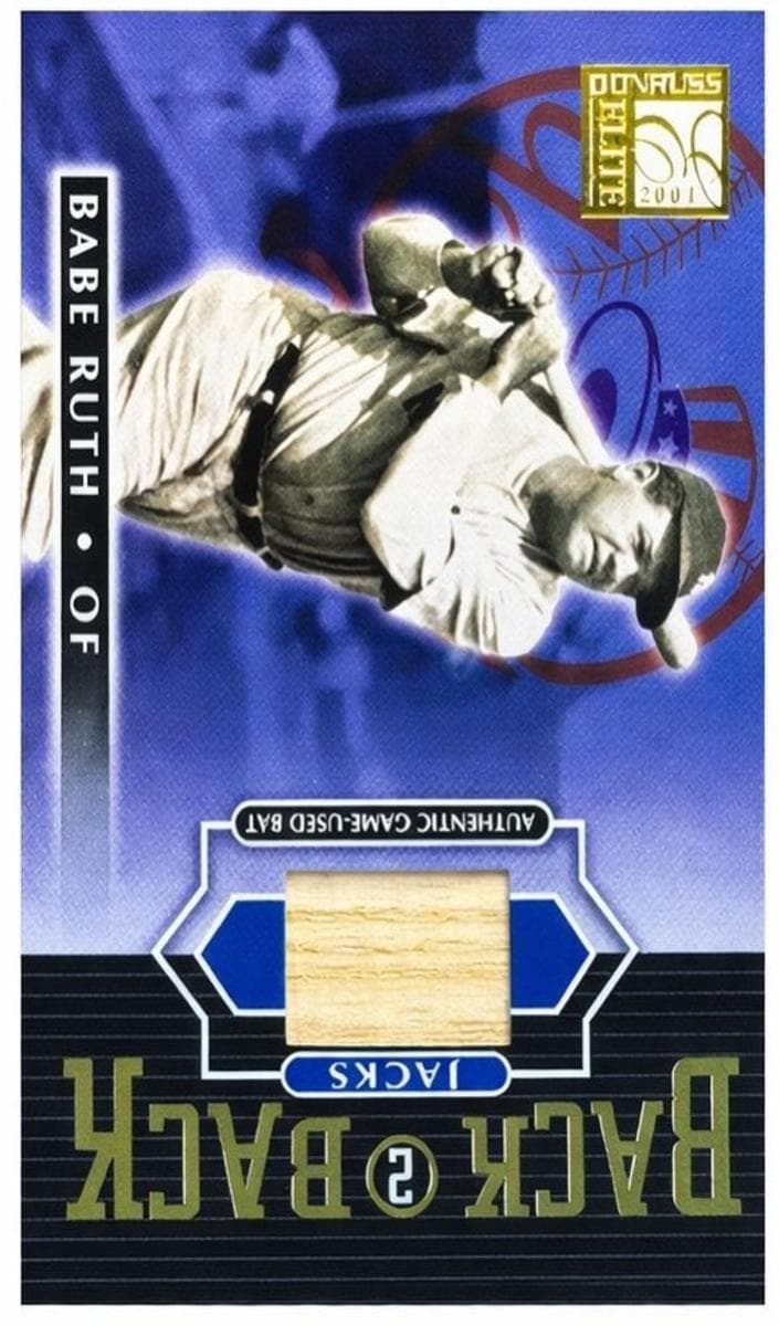 Babe Ruth 2001 panini