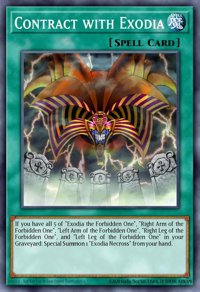 Contract with Exodia 2003 Yu-Gi-Oh! Dark Crisis
