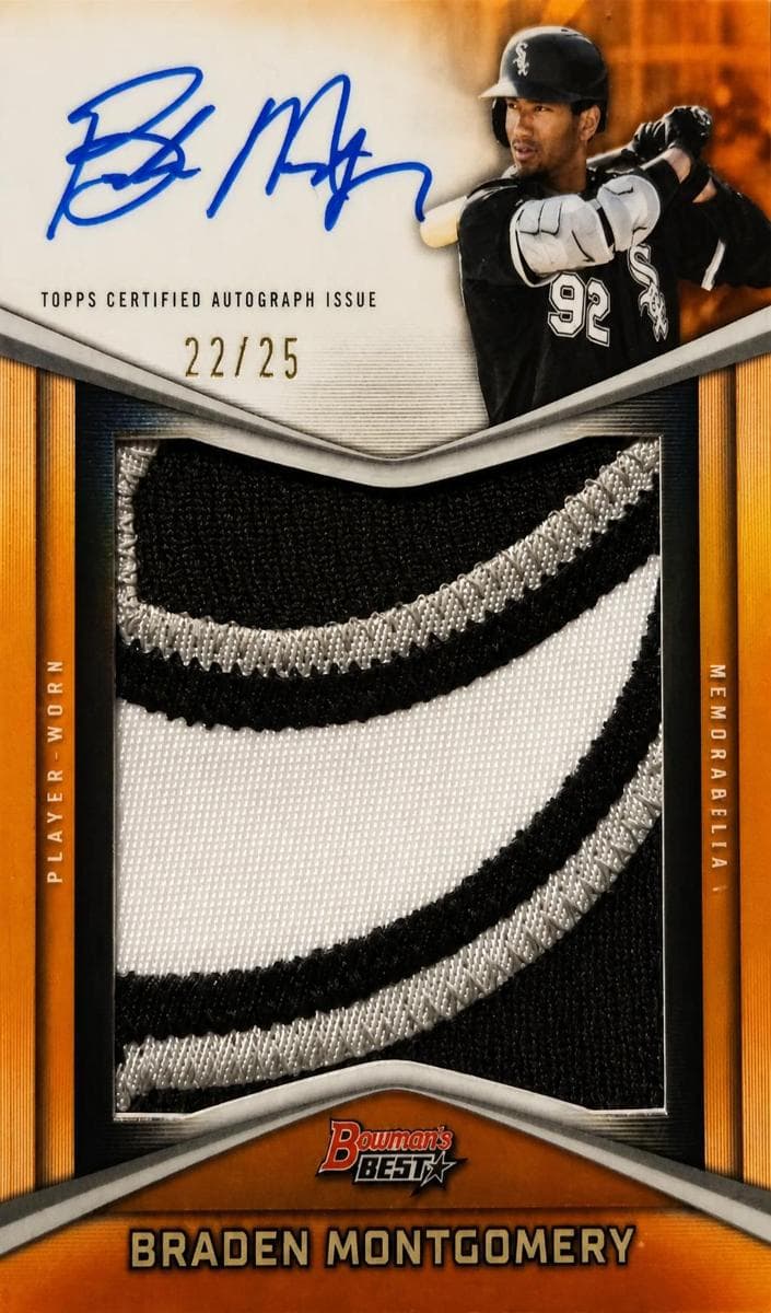 Braden Montgomery 2025 bowman Bowman Best