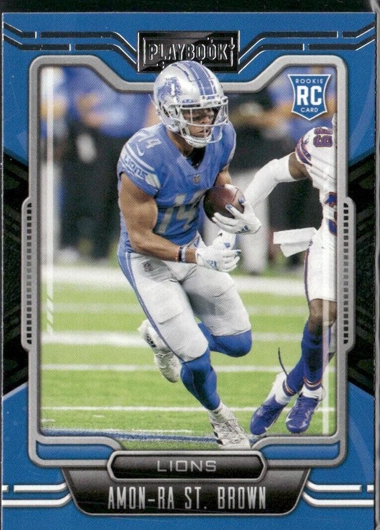 Amon-Ra St. Brown 2021 panini Panini Playbook