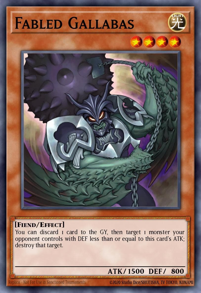 Fabled Gallabas 2010 Yu-Gi-Oh! Hidden Arsenal 2