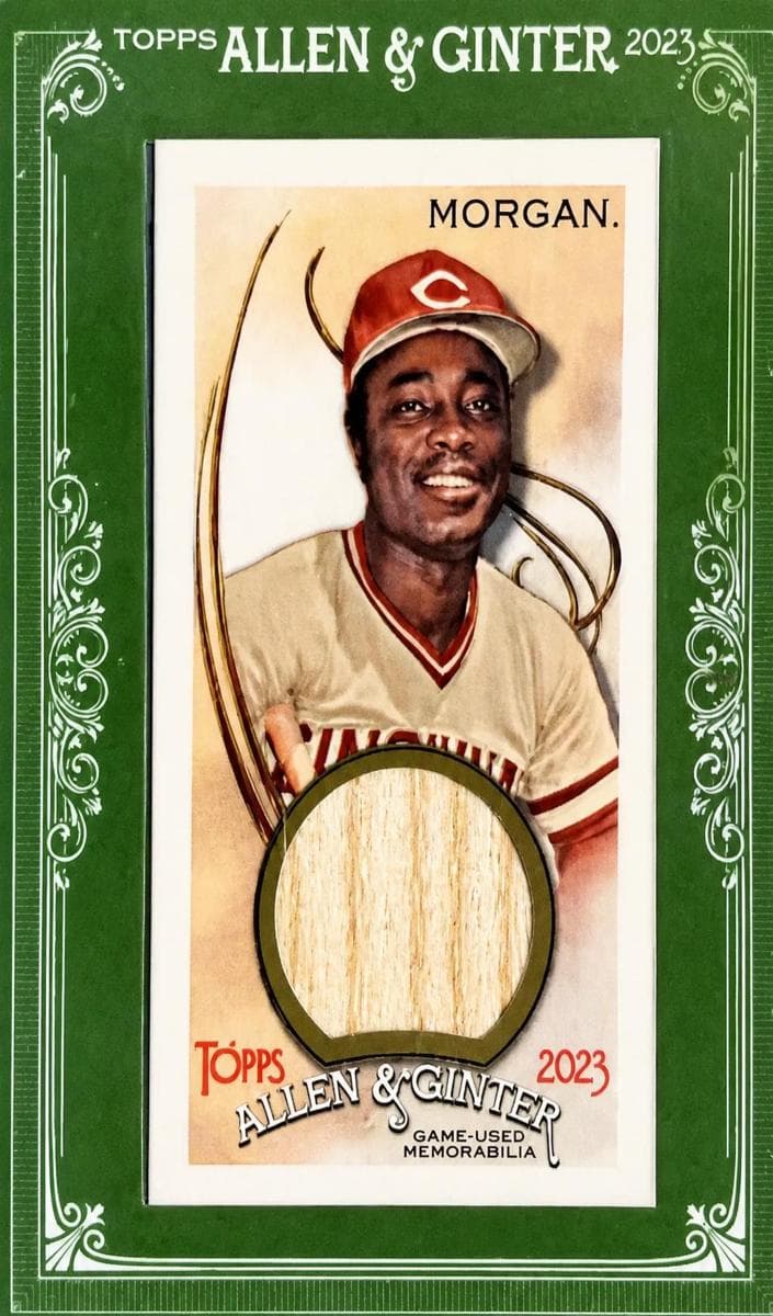 Joe Morgan trading card