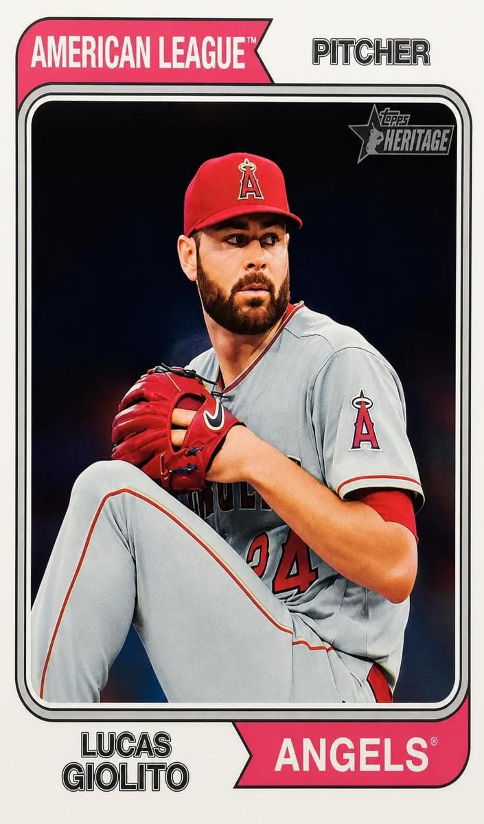 Lucas Giolito 2023 topps Topps Heritage