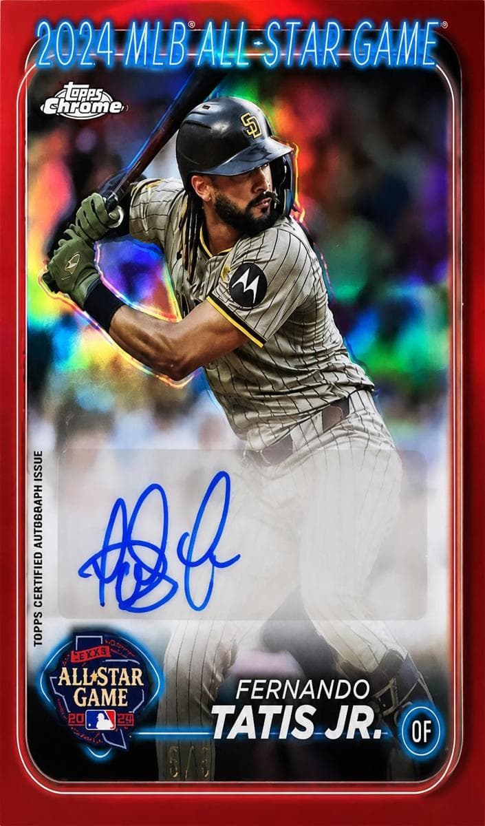 Fernando Tatis Jr. 2024 topps Topps Chrome Update