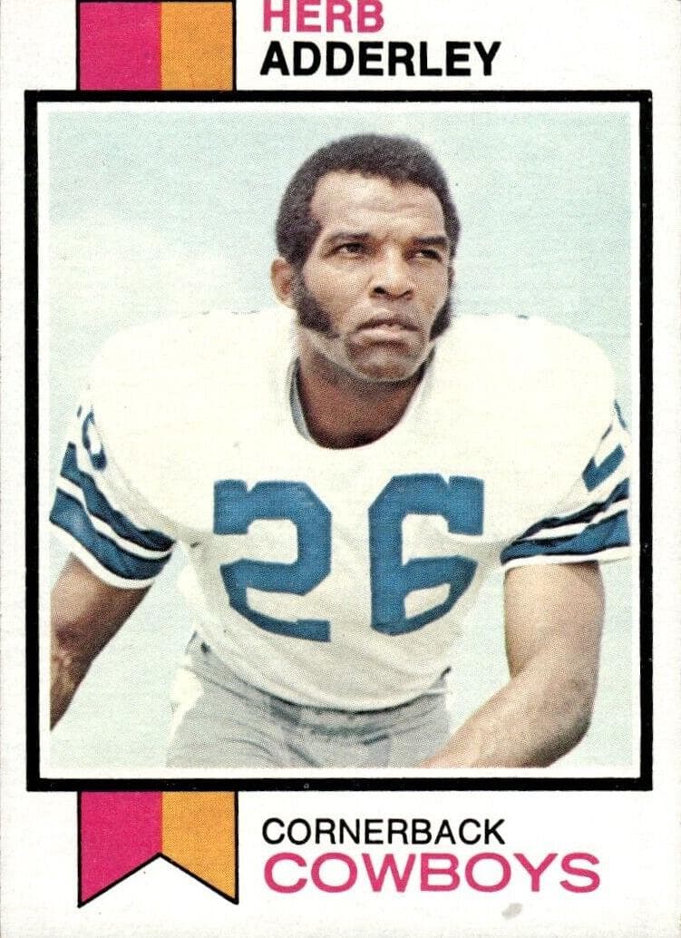 Herb Adderley 1973 topps Topps