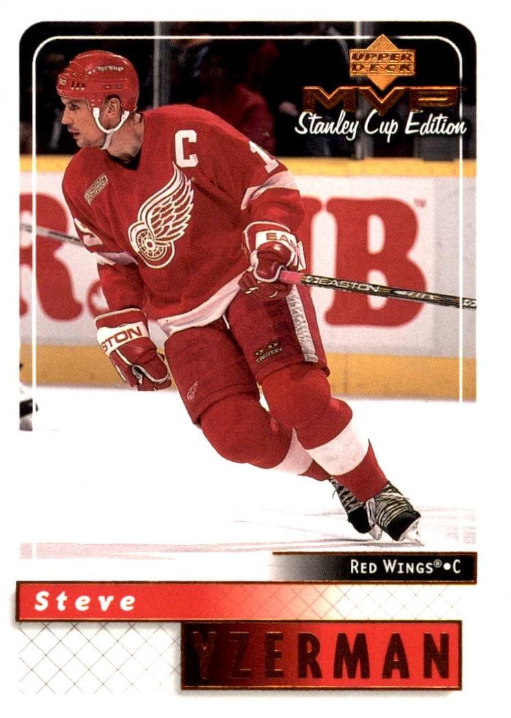 Steve Yzerman 1999 upper-deck Mvp Stanley Cup Edition