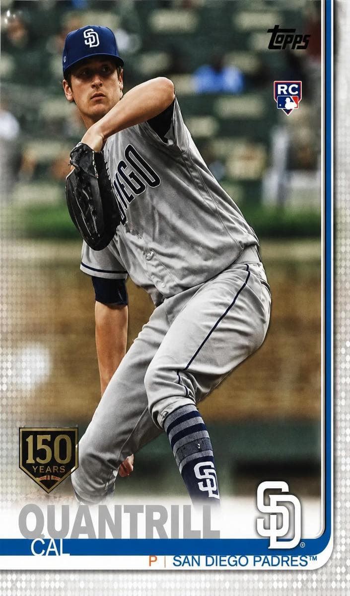 Cal Quantrill 2019 topps Topps Update
