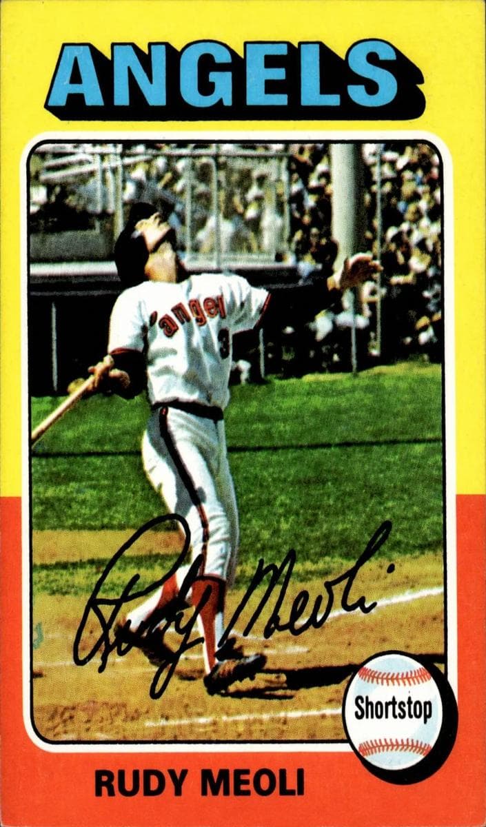 Rudy Meoli 1975 topps Topps
