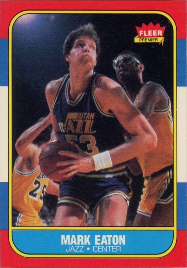 Basketball Mark Eaton 1986 Fleer
