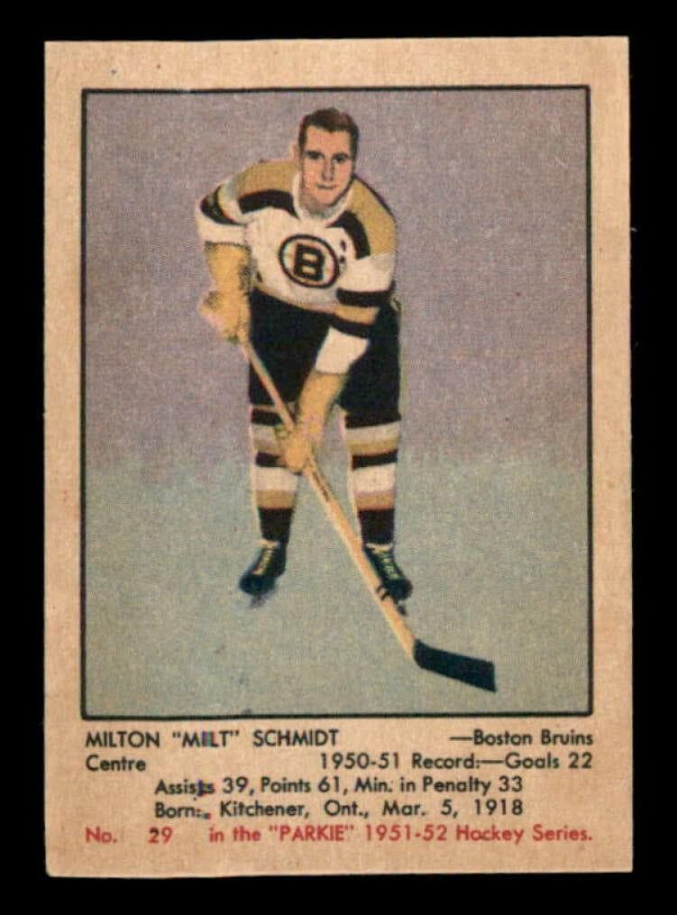Milton "Milt" Schmidt #29