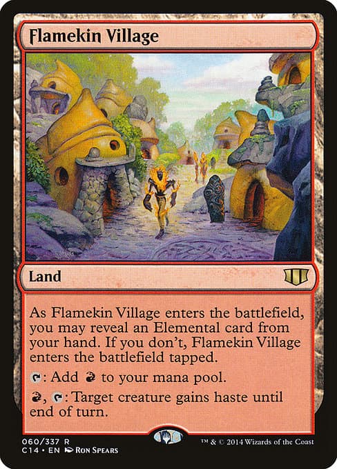Flamekin Village 2020 Magic: The Gathering The List Reprints C14