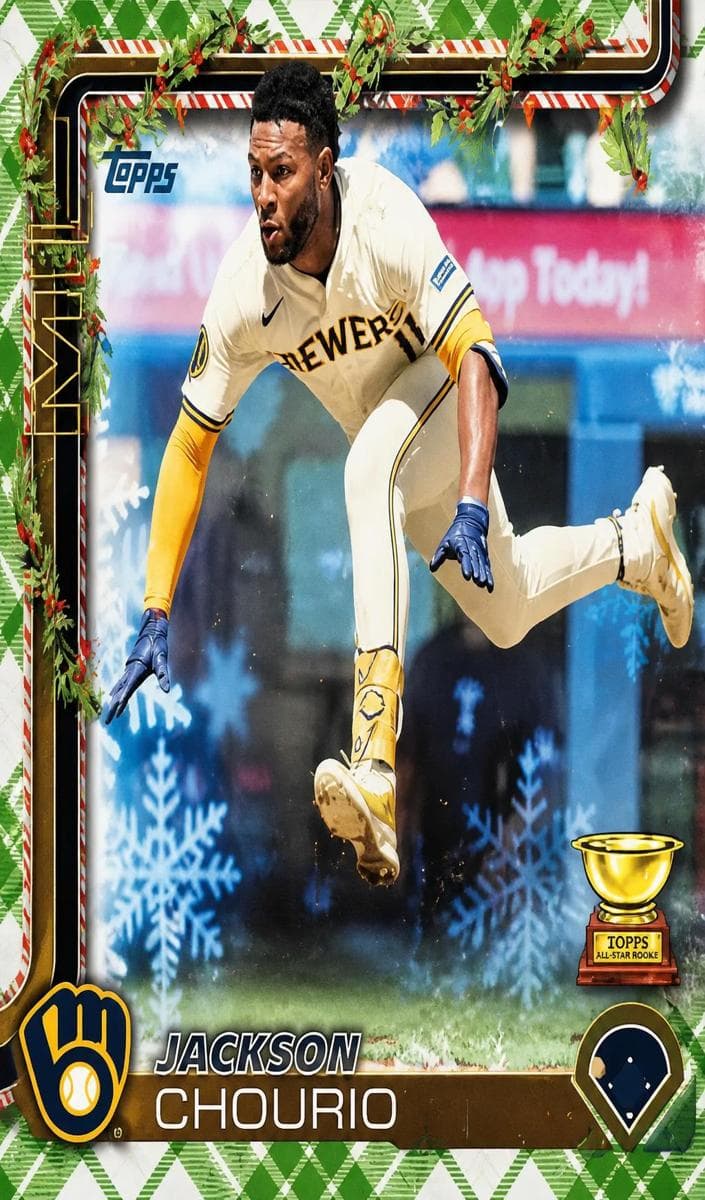 Jackson Chourio 2025 topps Topps Holiday
