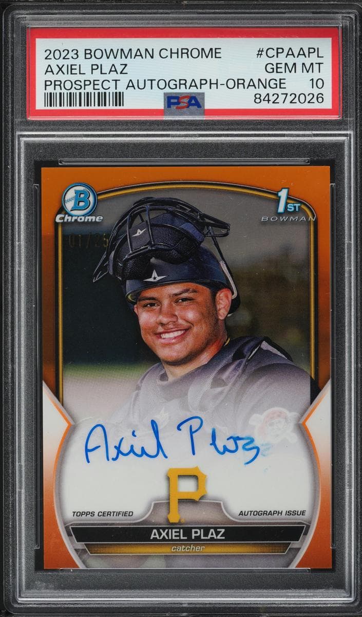Axiel Plaz 2023 bowman Bowman Chrome