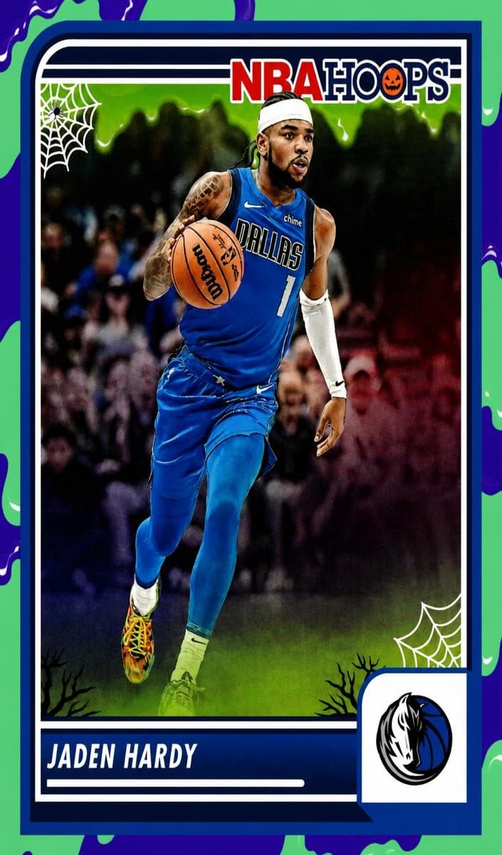 Jaden Hardy 2023 panini Hoops Haunted Hoops