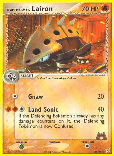 Team Magma's Lairon #13