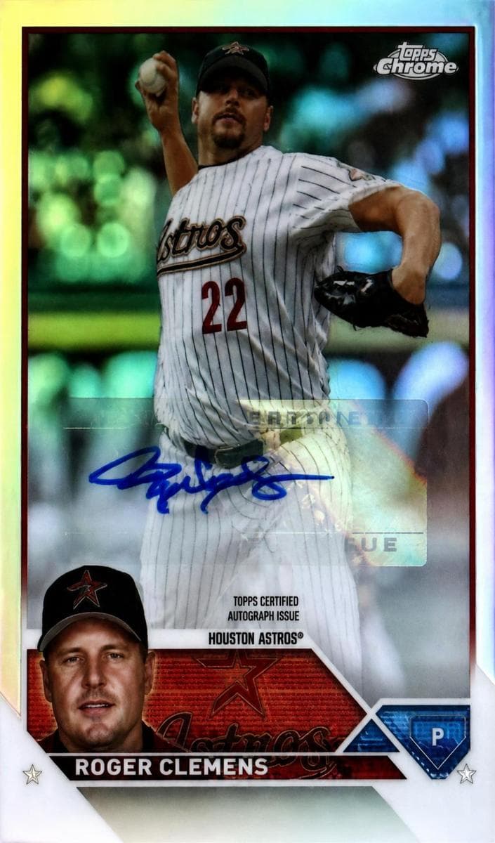 Roger Clemens 2023 topps Topps Chrome Update