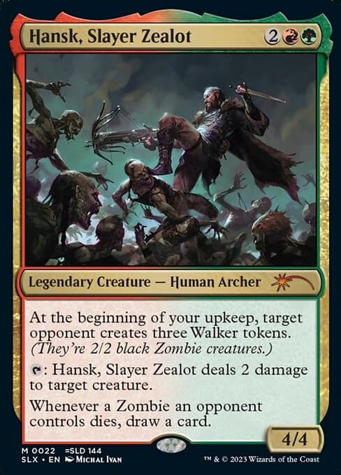 Hansk, Slayer Zealot 2022 Magic: The Gathering