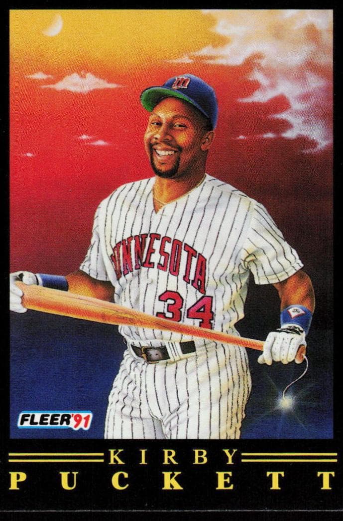 Kirby Puckett 1991 fleer