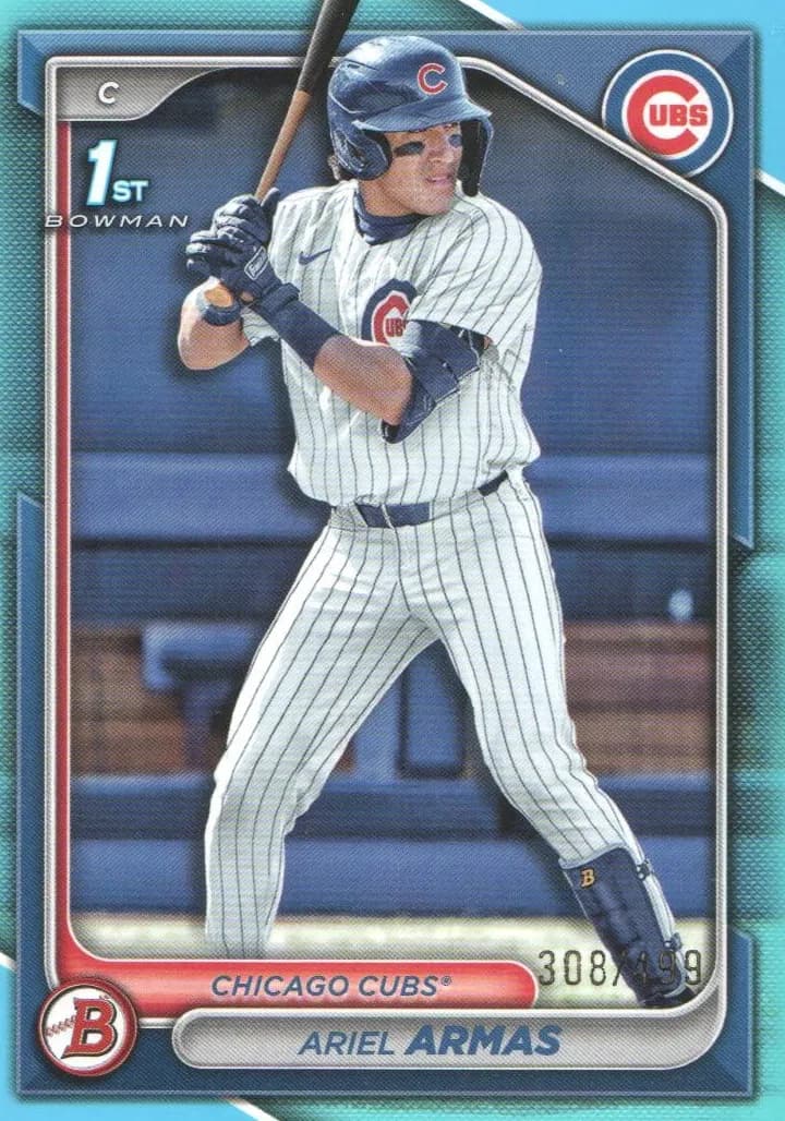 Ariel Armas trading card