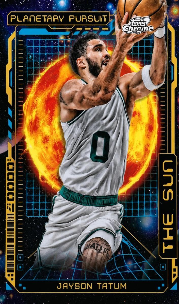 Jayson Tatum 2023 topps Topps Chrome Cosmic