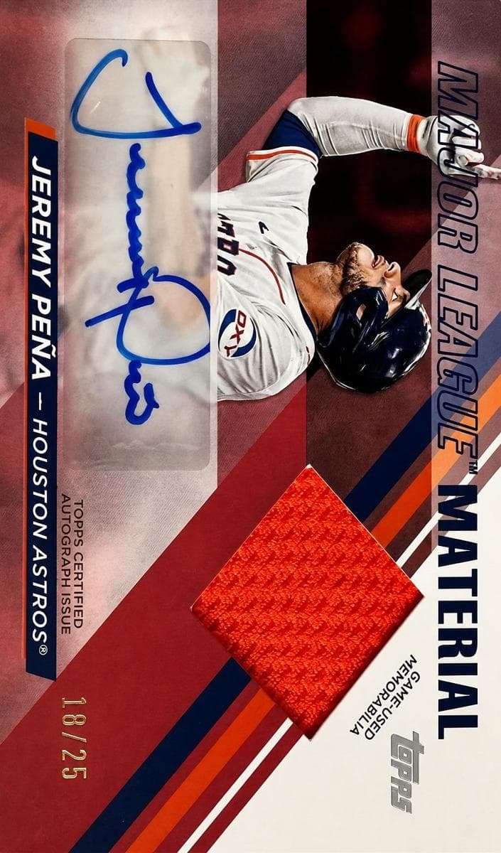 Jeremy Peña 2024 topps Topps Update