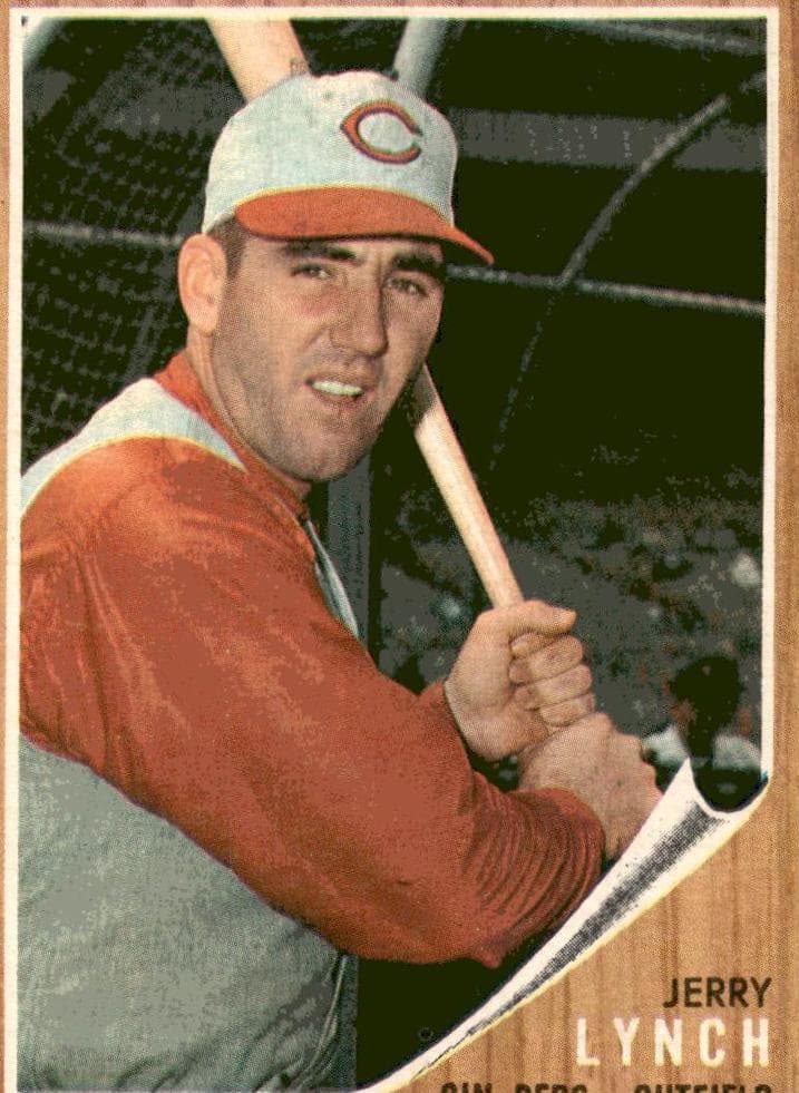 Jerry Lynch 1962 topps Topps