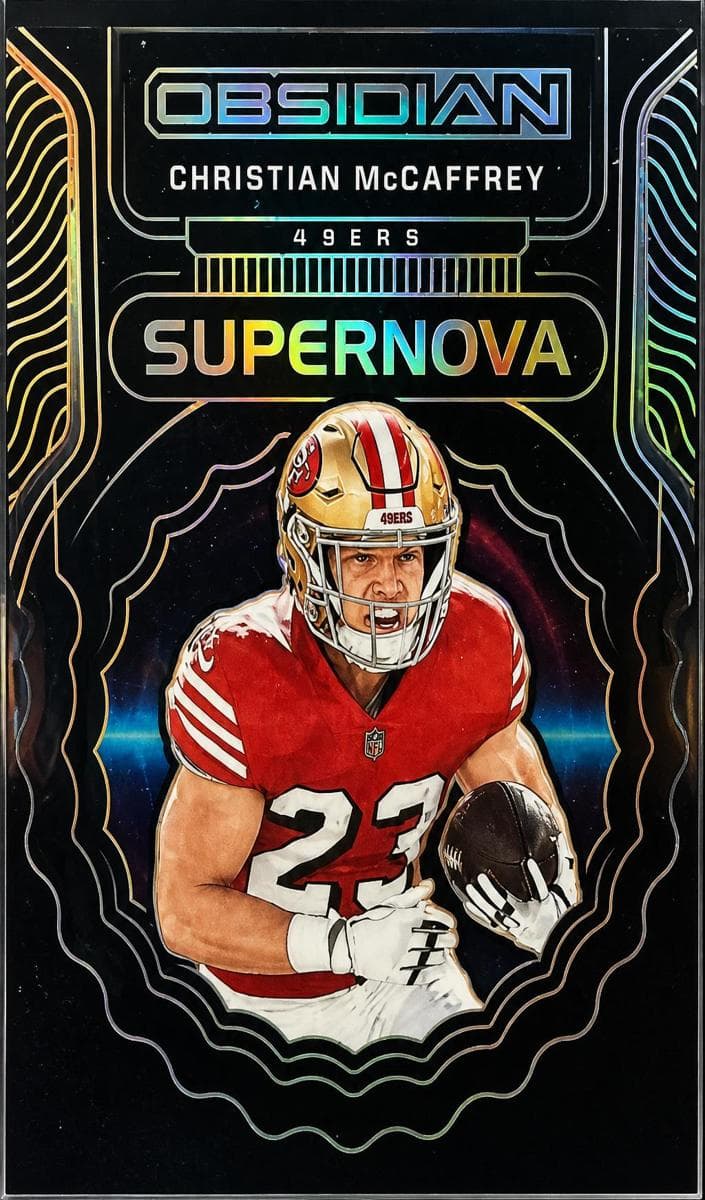 Christian McCaffrey 2022 panini Panini Obsidian