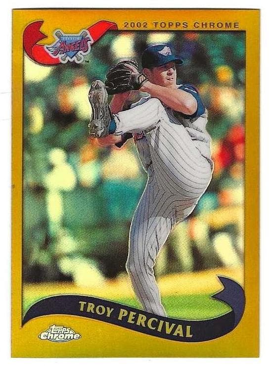 Troy Percival 2002 topps Topps Chrome